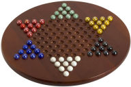 Title: Jumbo 15 Inch Chinese Checkers with Marbles