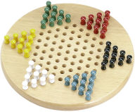 Title: Standard Chinese Checkers 11 Inch Game