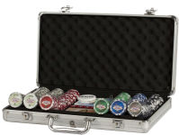 Alternative view 1 of Royal Flush 300-piece 11.5 gram Poker chip set