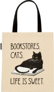 Title: Bookstore Cat Tote