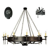 Title: Meyda Tiffany 67720 65.5 Inch W 12lt Warwick Chandelier D/R