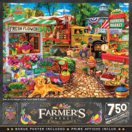 Title: Farmer's Market - Sale on the Square 750 Piece Jigsaw Puzzle