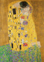 Alternative view 2 of Masterpieces of Art - Klimt - The Kiss 1000 Piece Linen Jigsaw Puzzle