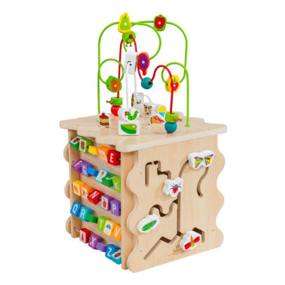 kidkraft world of eric carle very busy activity cube