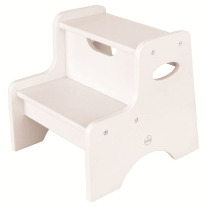 Two Step Stool White 706943155011 Item Barnes Le