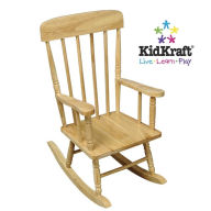 Title: Spindle Rocking Chair - Natural