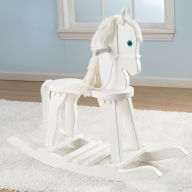 Title: Derby Rocking Horse - White