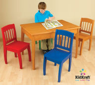 Title: Euro Table & 4 Chairs - Honey, Author: KidKraft