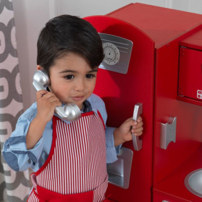 Kidkraft Kidkraft Red Vintage Kitchen 706943531730 Item