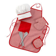 Title: Tasty Treats Chef Accessory Set - Red