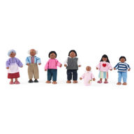 Title: Doll Family of 7 - African American