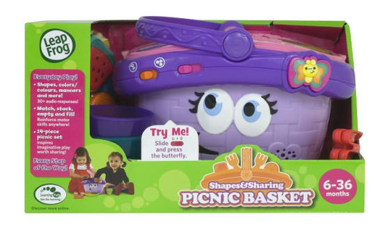 leapfrog shapes & sharing picnic basket