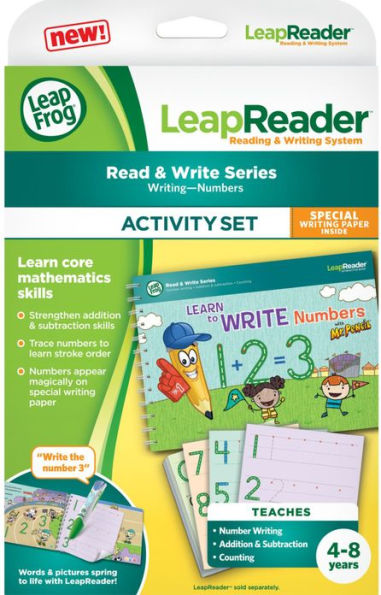 LeapFrogLeapReaderBook: Learn to Write Numbers with Mr. Pencil