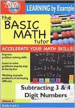Title: The Basic Math Tutor: Subtracting 3 & 4 Digit Numbers