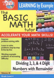 Title: The Basic Math Tutor: Dividing 2, 3 & 4 Digit Numbers with Remainder