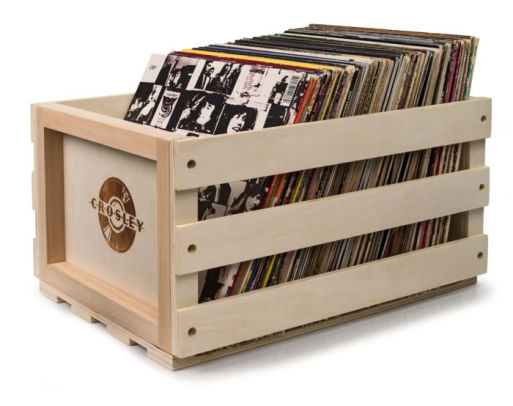 Crosley Record Storage Crate Natural By Crosley Radio