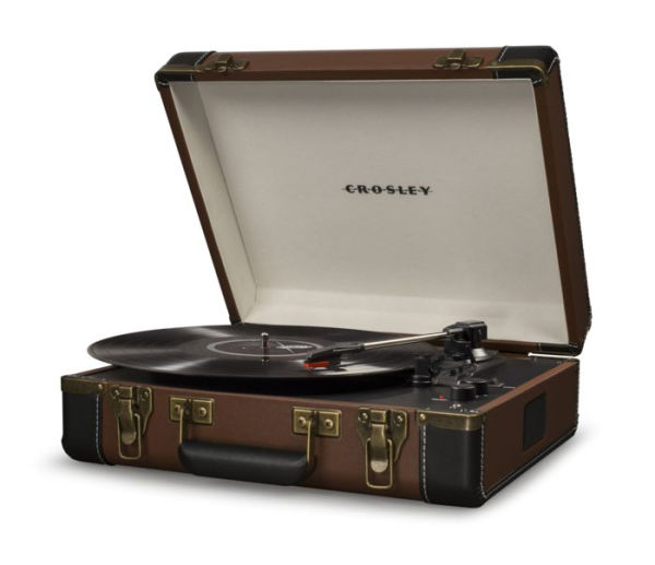 CROSLEY CR6019D-BR EXECUTIVE PORTABLE USB TURNTABLE WITH BLUETOOTH