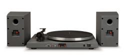 Alternative view 4 of Crosley T150A-CG Turntable & Speakers Charcoal Grey (B&N Exclusive)