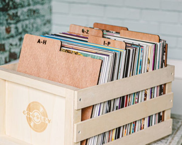 A-Z Vinyl Record Wood Dividers for Crate
