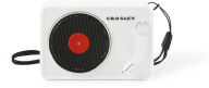 Title: Mini Turntable Bluetooth Speaker - White