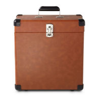 Title: Record Carrying Case - Tan