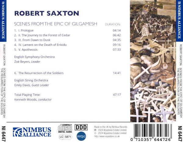 Robert Saxton: Scenes from the Epic of Gilgamesh