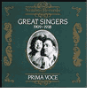 Title: Great Singers, 1909-1938, Artist: N/A