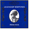 Title: Prima Voce: Legendary Baritones, Artist: N/A