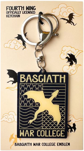 Basgiath War College Emblem Fourth Wing Keychain