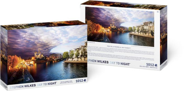 Stephen Wilkes Pont de la Tournelle, Paris, Day to Night 1012 Piece Puzzle