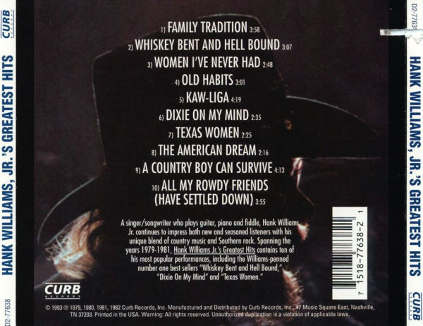 Hank Williams, Jr.'s Greatest Hits, Vol. 1