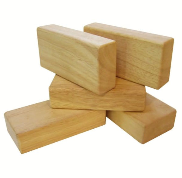 Hardwood Unit 5 Piece Block Set