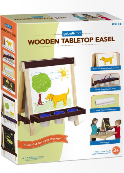 Guidecraft Wooden Tabletop Easel