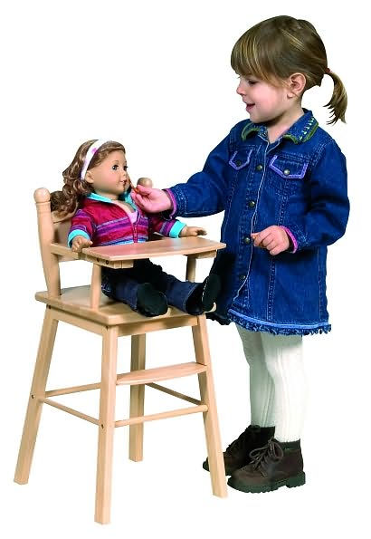 Doll High Chair - Natural