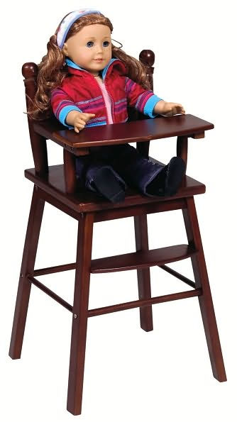 Doll High Chair - Espresso