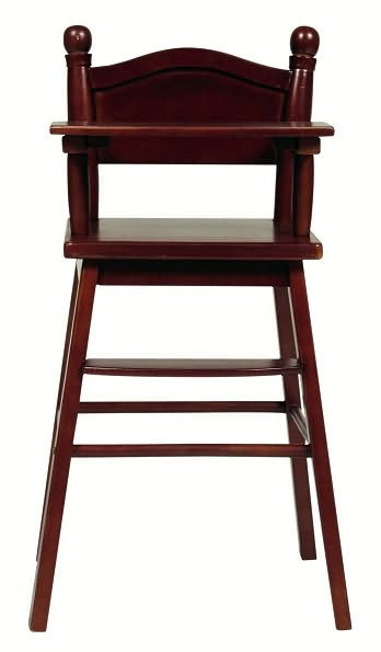 Doll High Chair - Espresso