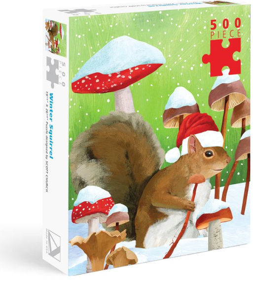 Winter Squirrel 500pc Puzzle