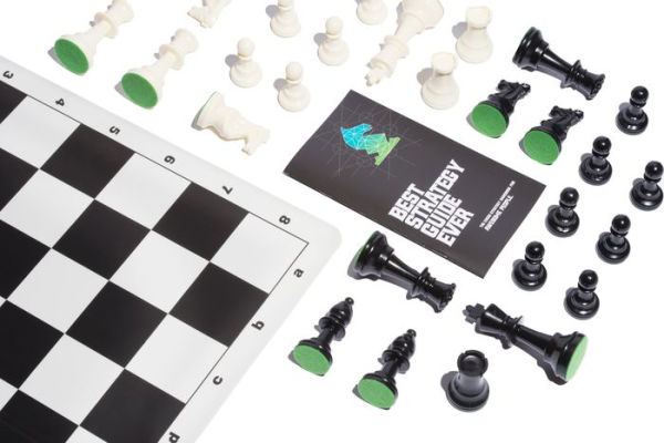  Customer reviews: Best Chess Set Ever Triple Weighted  Tournament Style Chess Set with Exclusive Chess Strategy Guide - 20” x 20”  Silicone Board + Heavy Staunton Chess Pieces