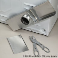 Title: Chimney 89634 0 -18 Close Clearance Dryer Vent Periscope Pipe For Venting To Rear Offset