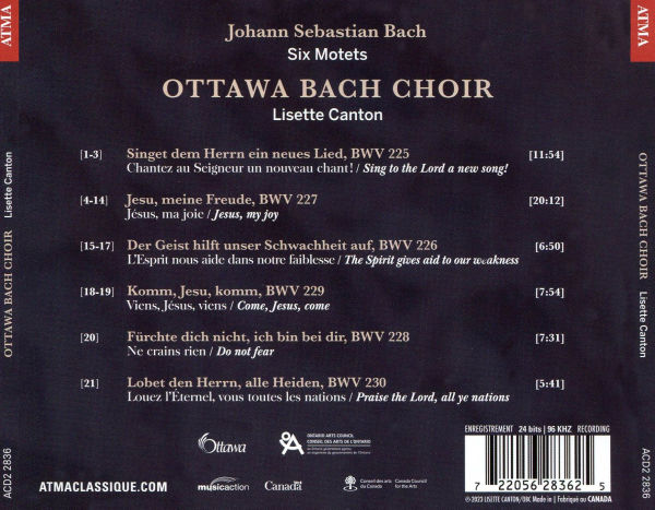 Johann Sebastian Bach: Six Motets
