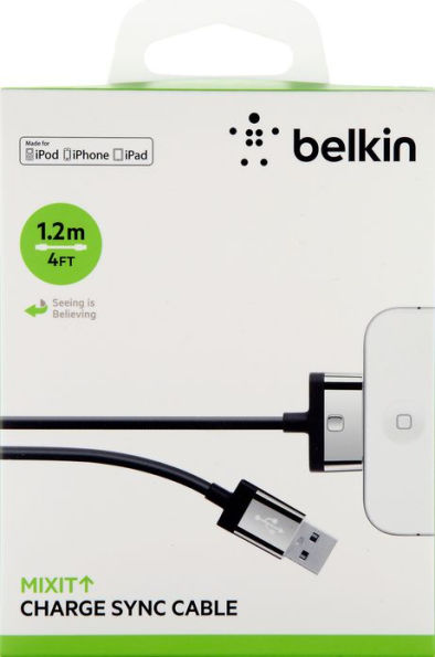 Belkin F8J041tt04-BLK MIXIT ChargeSync Cable Black