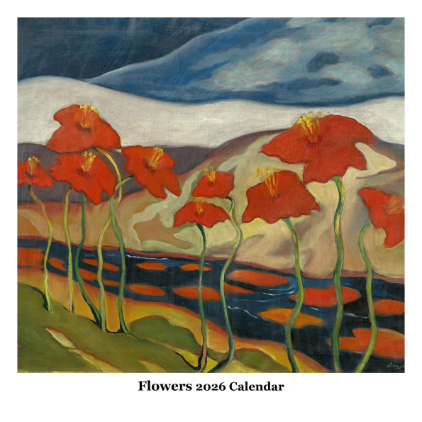 2026 Flowers Wall Calendar