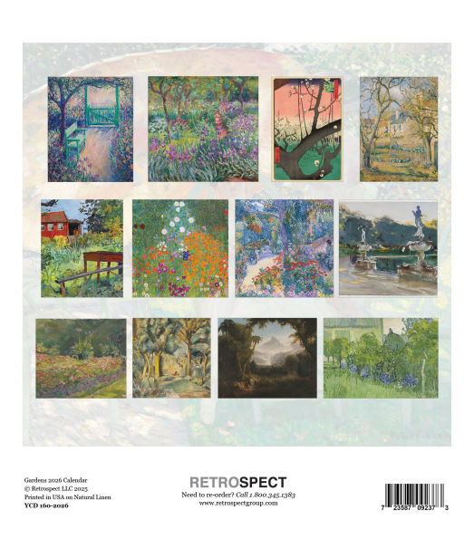 2026 Gardens Desk Calendar