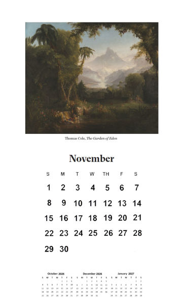 2026 Gardens Desk Calendar