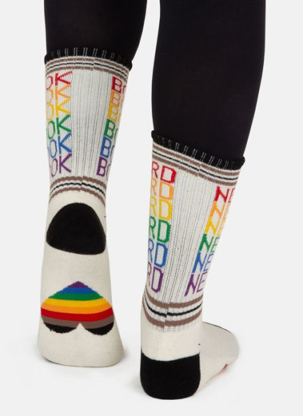 Book Nerd Pride Socks LG