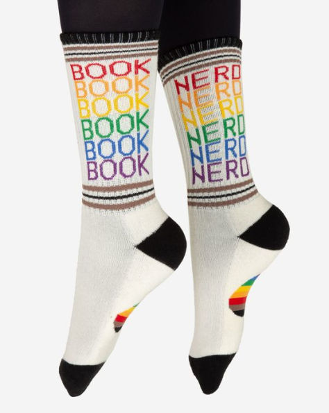 Book Nerd Pride Socks LG