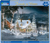 Alternative view 1 of White Mountain Puzzles Friends in Winter - 1000 Piece Puzzle