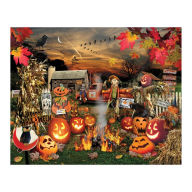 Title: White Mountain Puzzles Jack O Lanterns - 1000 Piece Jigsaw Puzzle