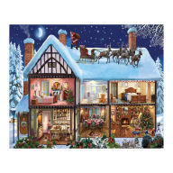 Title: White Mountain Puzzles Christmas House - 1000 Piece Jigsaw Puzzle