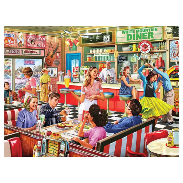 American Diner 1000 Pc Jigsaw Puzzle